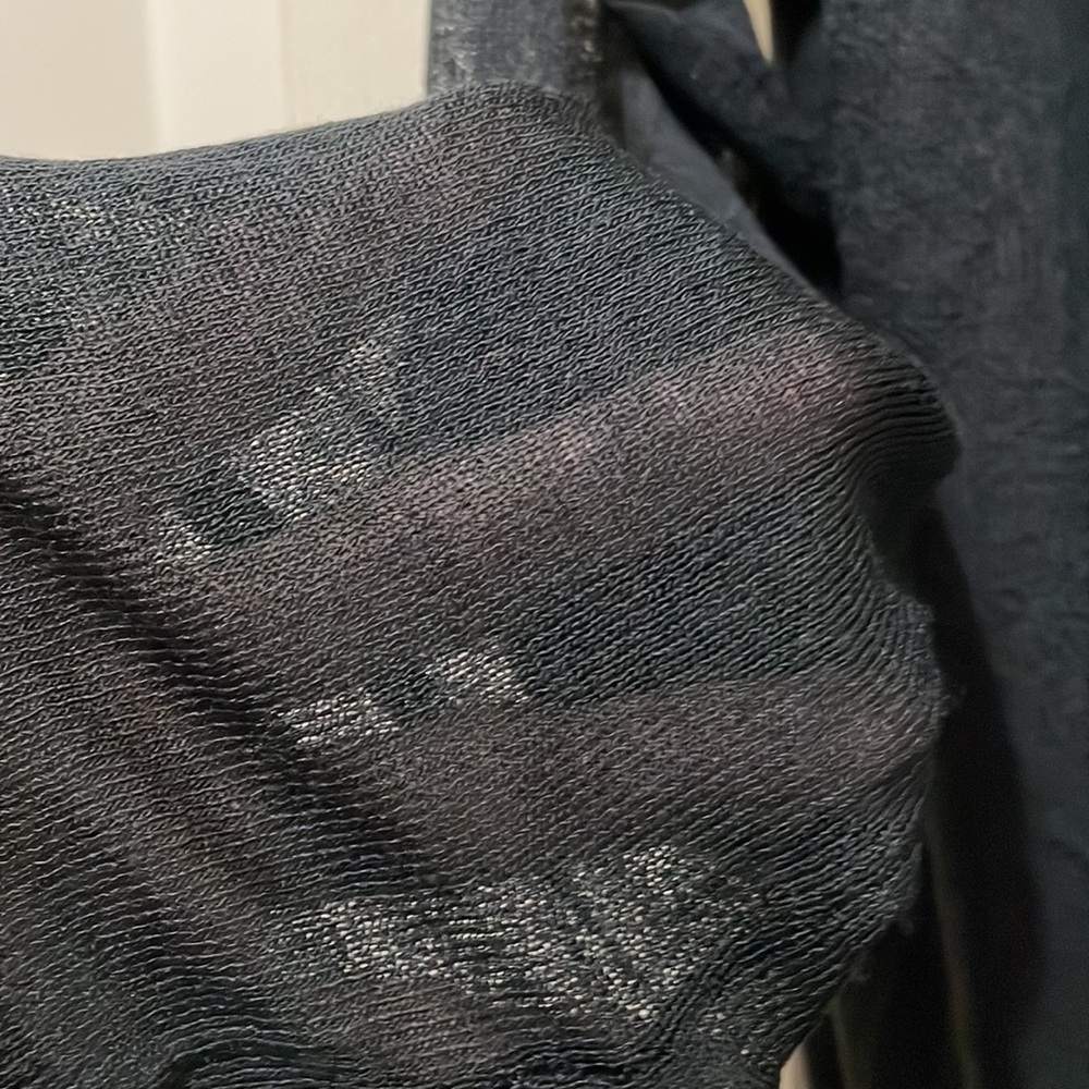 Gap Draped Long Sleeve Black Sweater (sz m) - Picture 6 of 10